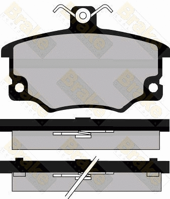 Brake Pad Set, disc brake (PA410)
