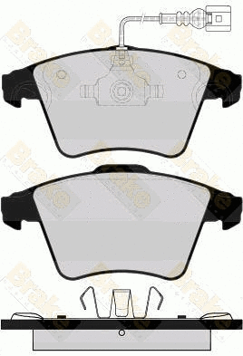 Brake Pad Set, disc brake (PA1569)