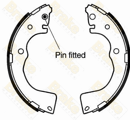 Brake Shoe Set (SH2563)