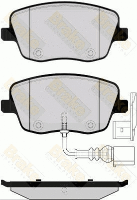 Brake Pad Set, disc brake (PA1499)