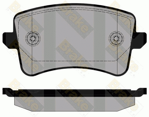 Brake Pad Set, disc brake (PA1809)