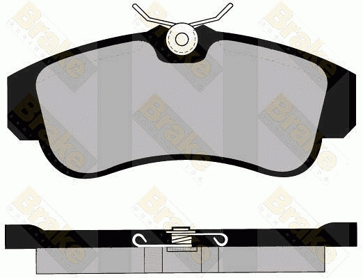 Brake Pad Set, disc brake (PA924)