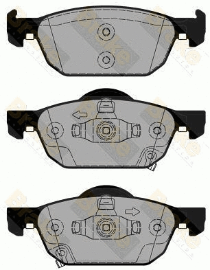 Brake Pad Set, disc brake (PA1825)