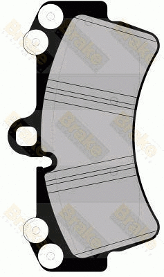 Brake Pad Set, disc brake (PA1559)