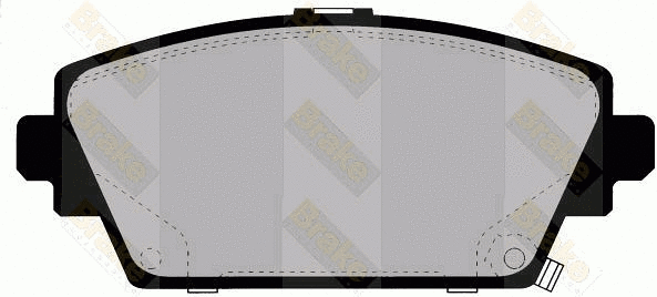 Brake Pad Set, disc brake (PA1341)