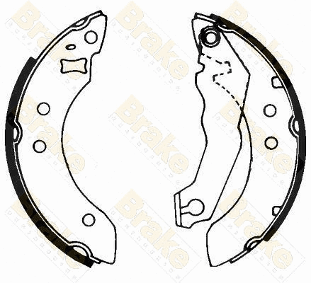 Brake Shoe Set (SH2151)