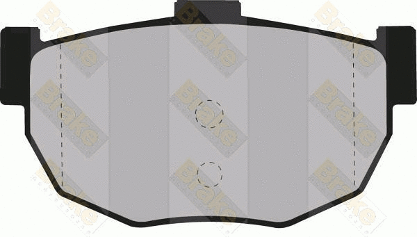 Brake Pad Set, disc brake (PA587)