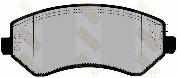 Brake Pad Set, disc brake (PA1508)