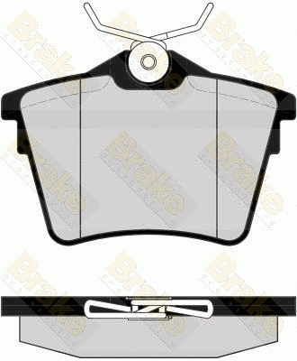 Brake Pad Set, disc brake (PA1575)