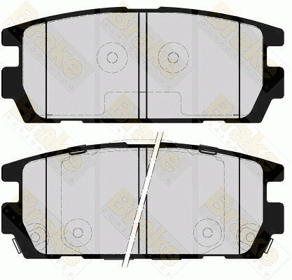 Brake Pad Set, disc brake (PA1659)