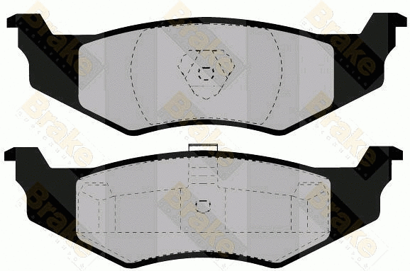 Brake Pad Set, disc brake (PA1138)