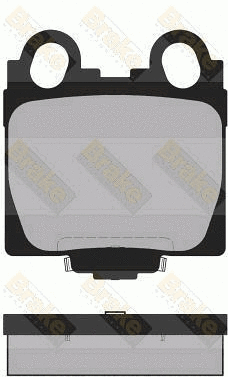 Brake Pad Set, disc brake (PA1358)