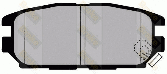 Brake Pad Set, disc brake (PA1450)
