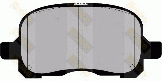 Brake Pad Set, disc brake (PA1408)