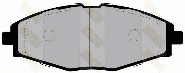 Brake Pad Set, disc brake (PA1192)