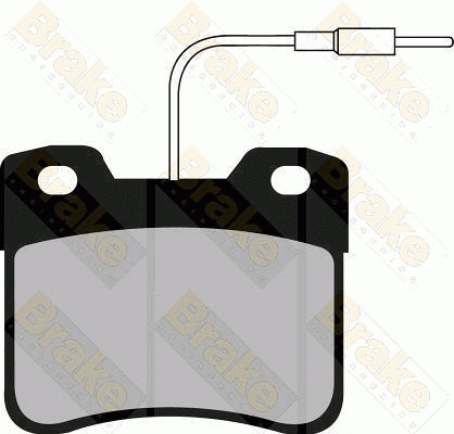 Brake Pad Set, disc brake (PA598)