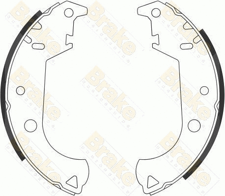 Brake Shoe Set (SH2596)