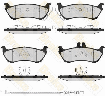 Brake Pad Set, disc brake (PA1637)