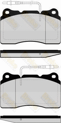 Brake Pad Set, disc brake (PA1491)