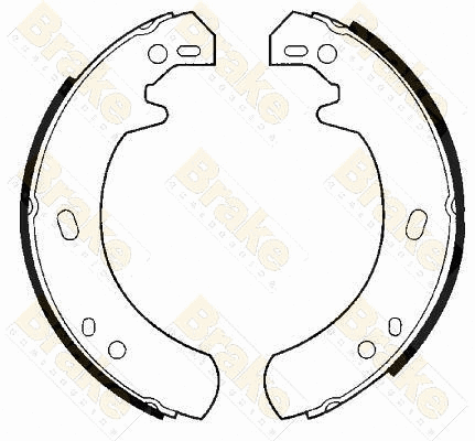 Brake Shoe Set, parking brake (SH2437)