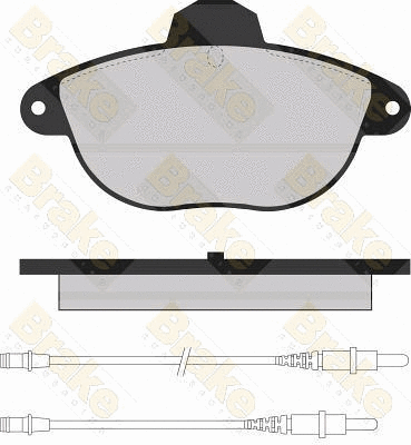Brake Pad Set, disc brake (PA1117)