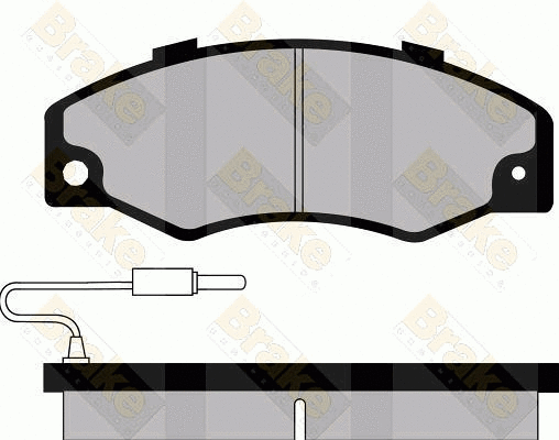 Brake Pad Set, disc brake (PA436)