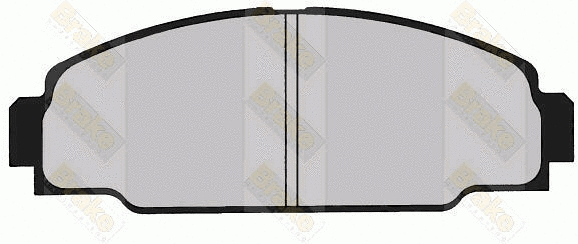 Brake Pad Set, disc brake (PA842)