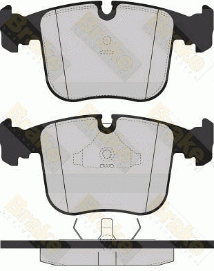 Brake Pad Set, disc brake (PA970)