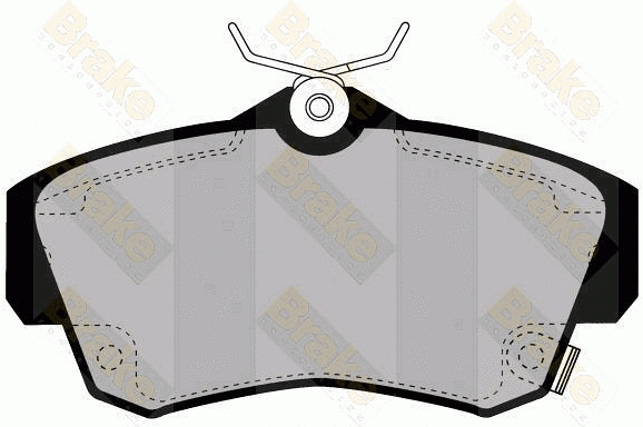 Brake Pad Set, disc brake (PA1330)