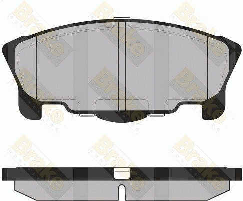 Brake Pad Set, disc brake (PA1246)