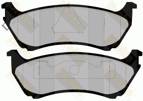 Brake Pad Set, disc brake (PA1241)