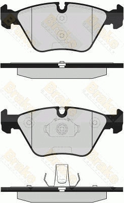 Brake Pad Set, disc brake (PA1598)