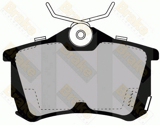 Brake Pad Set, disc brake (PA1342)