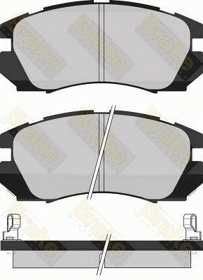 Brake Pad Set, disc brake (PA1011)
