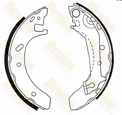 Brake Shoe Set (SH2430)