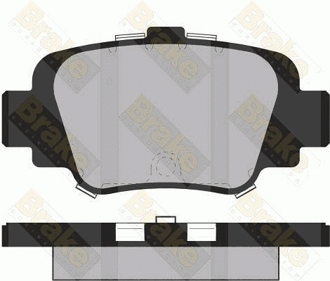 Brake Pad Set, disc brake (PA1381)