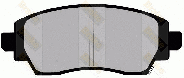Brake Pad Set, disc brake (PA1280)