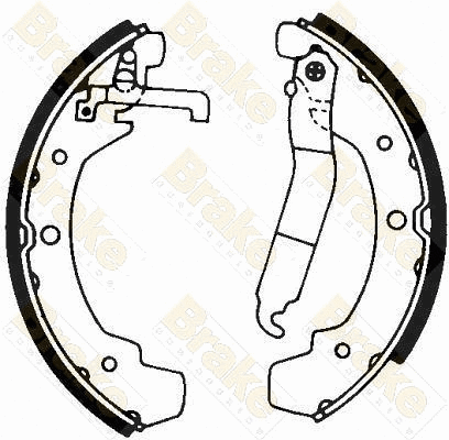 Brake Shoe Set (SH1611)