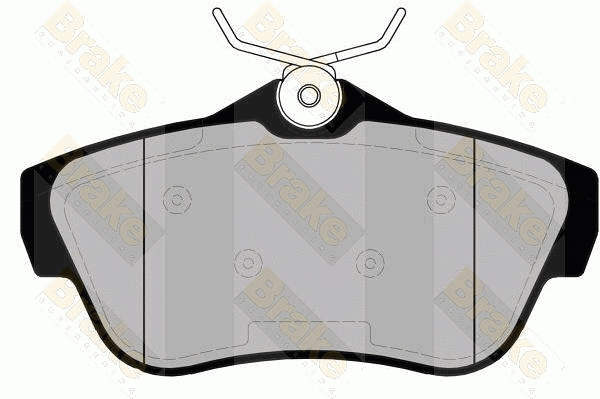 Brake Pad Set, disc brake (PA1858)