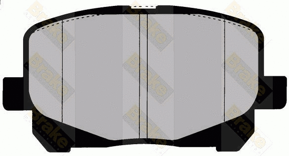 Brake Pad Set, disc brake (PA1468)