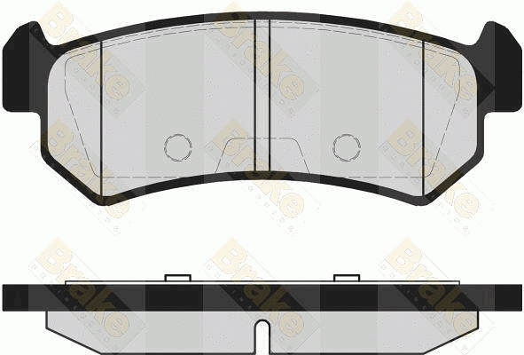 Brake Pad Set, disc brake (PA1602)