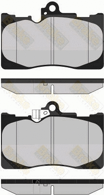 Brake Pad Set, disc brake (PA1723)