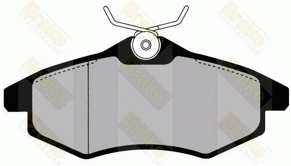 Brake Pad Set, disc brake (PA1418)