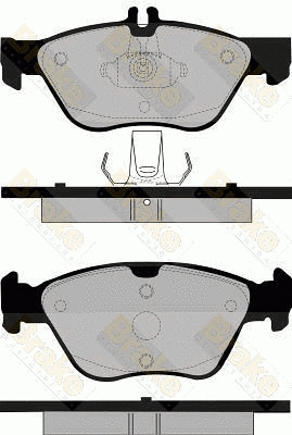 Brake Pad Set, disc brake (PA1105)