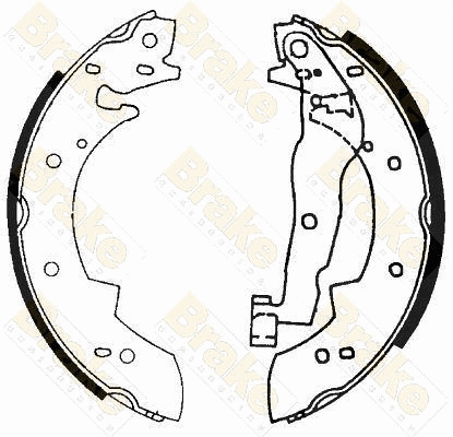 Brake Shoe Set (SH1177)