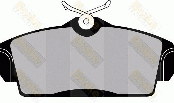Brake Pad Set, disc brake (PA1135)
