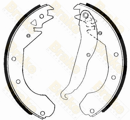 Brake Shoe Set (SH2211)