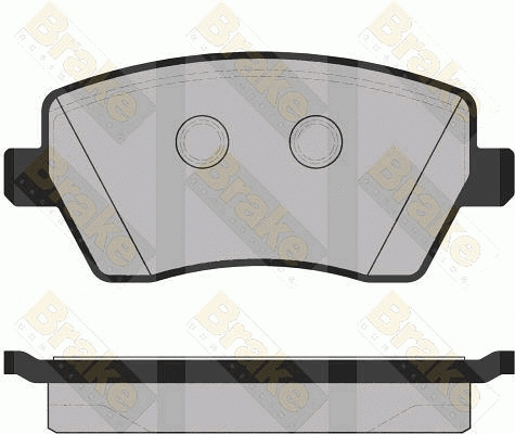 Brake Pad Set, disc brake (PA1435)