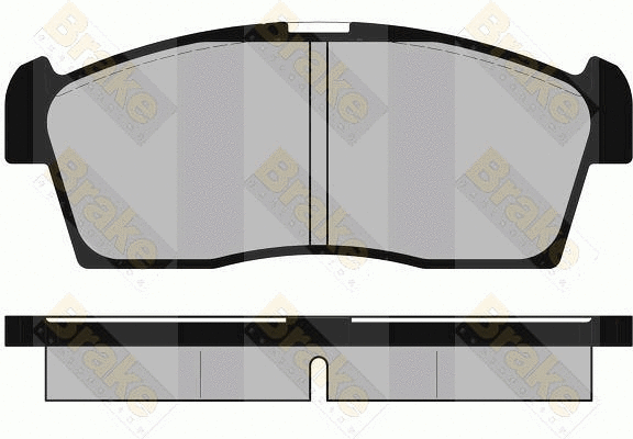Brake Pad Set, disc brake (PA1728)