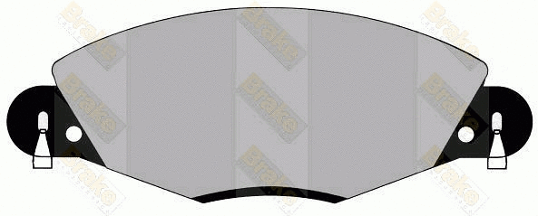 Brake Pad Set, disc brake (PA1293)